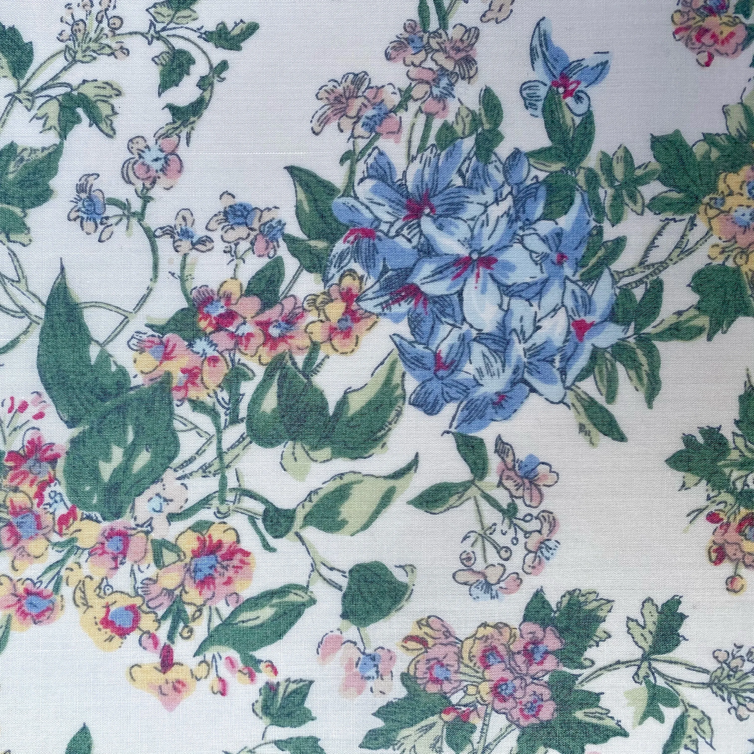 58" LIBERTY Cotton Multi-Coloured Floral (By the yard)