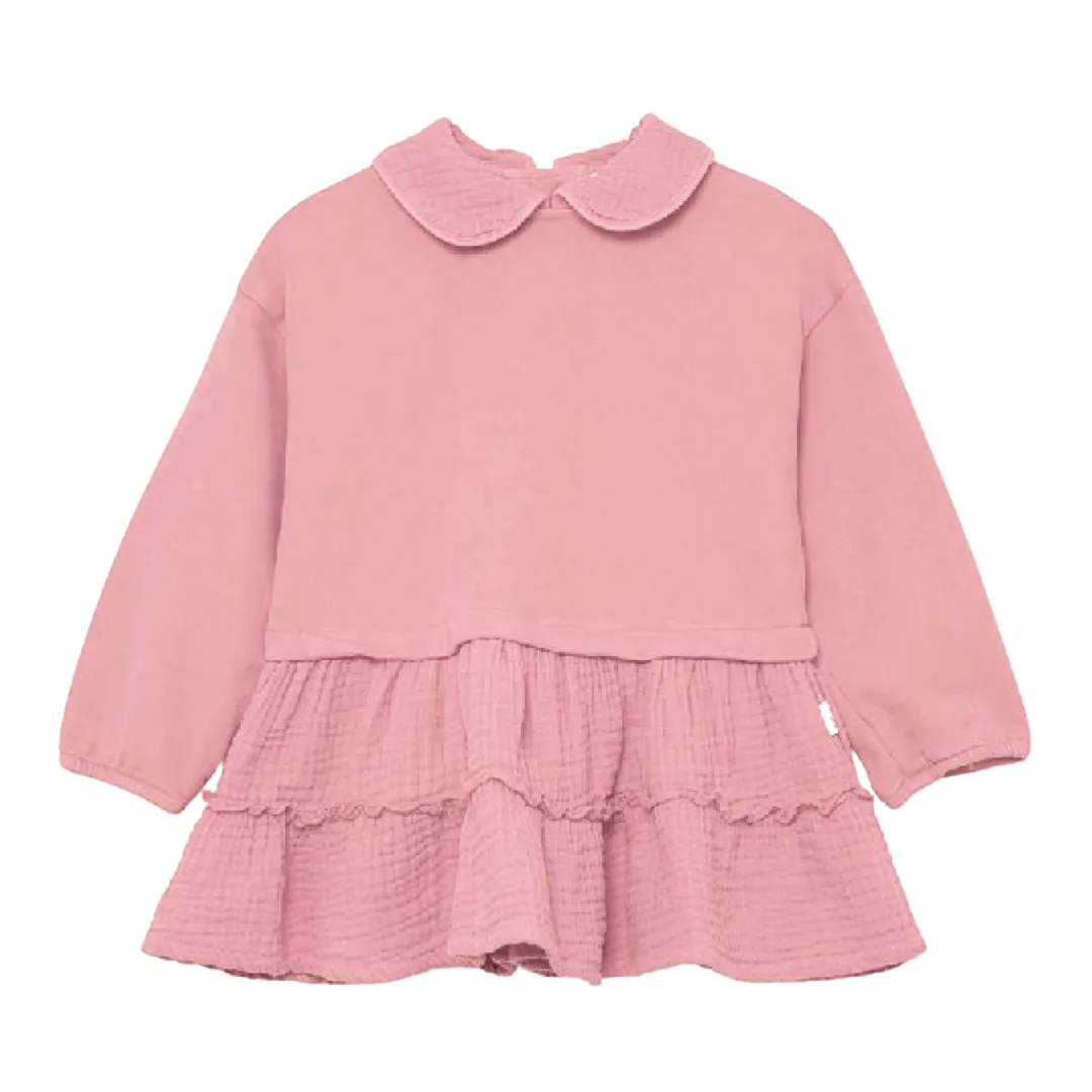 Baby Soft Fleece Dress "Mia Pink"