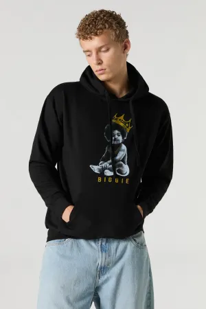 Biggie Smalls Graphic Fleece Hoodie