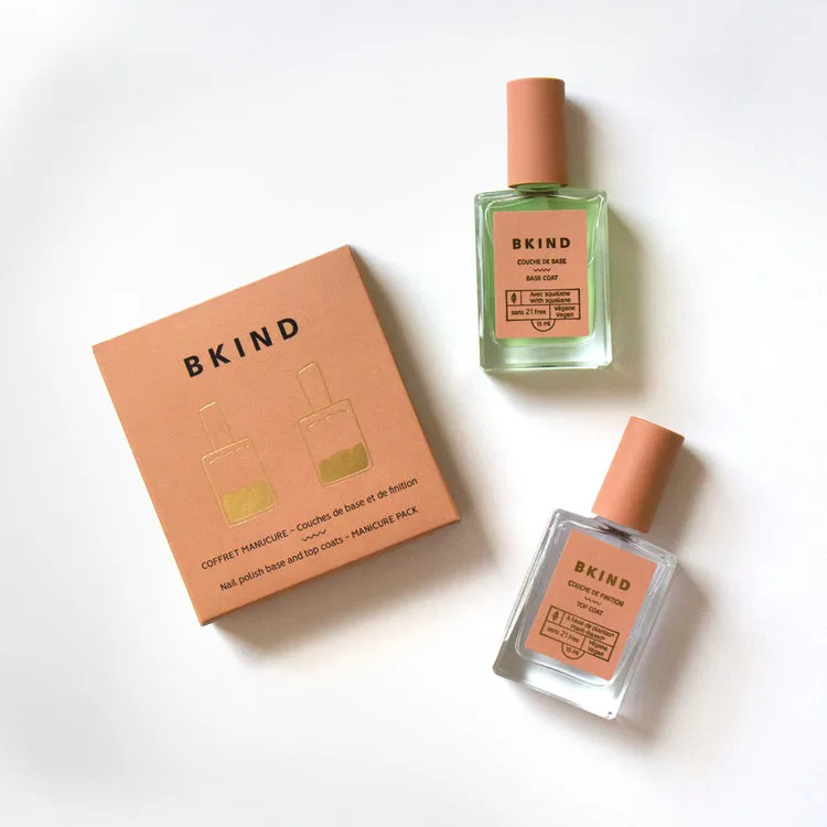 Bkind Manicure Pack - Base & Top Coat