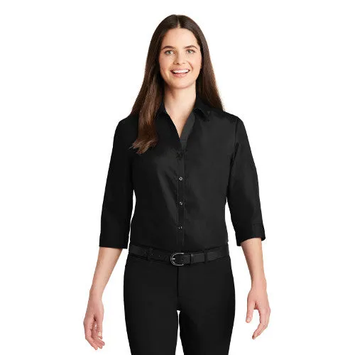 Book Dr. Port Authority® Ladies 3/4-Sleeve Carefree Poplin Shirt LW102