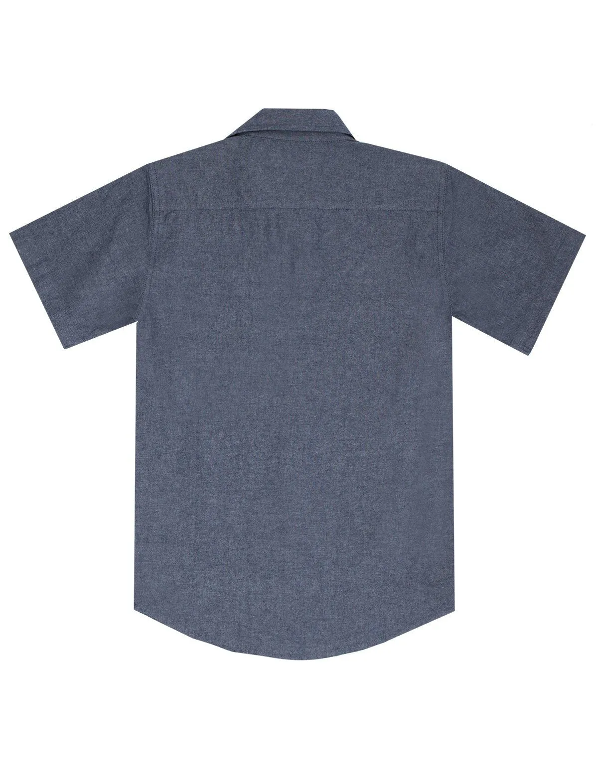 BOYS SHORT SLEEVE CHAMBRAY SHIRT