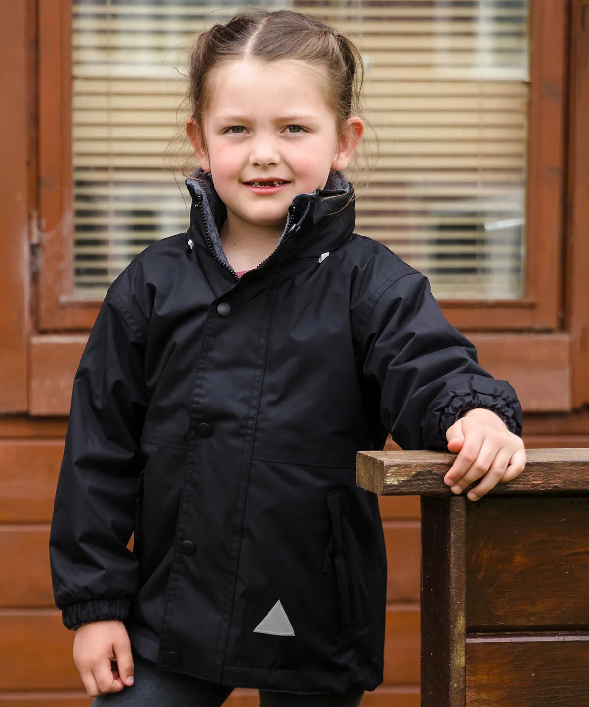 Brown/Brown - Junior/youth reversible StormDri 4000 jacket