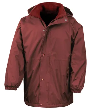 Burgundy/Burgundy - Junior/youth reversible StormDri 4000 jacket