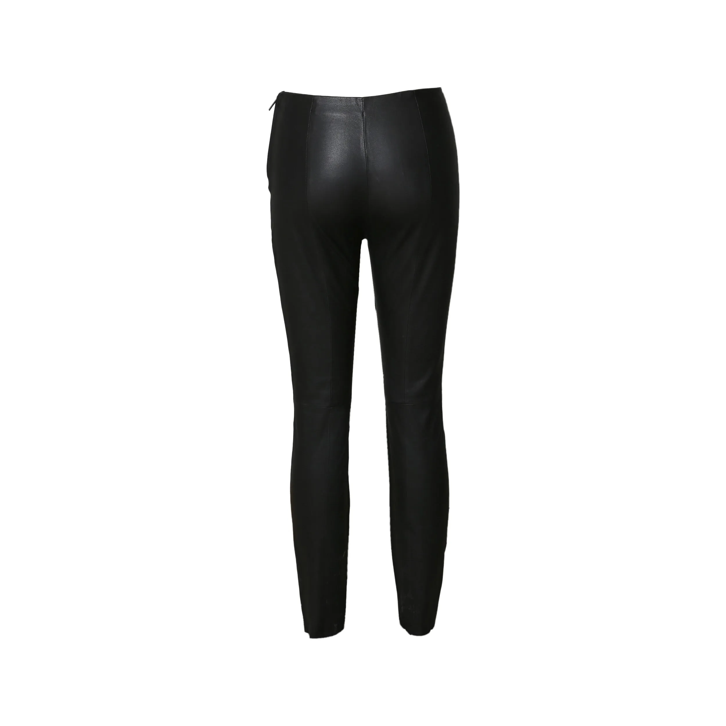 Caroline Seamless Women's Black Leather Pants