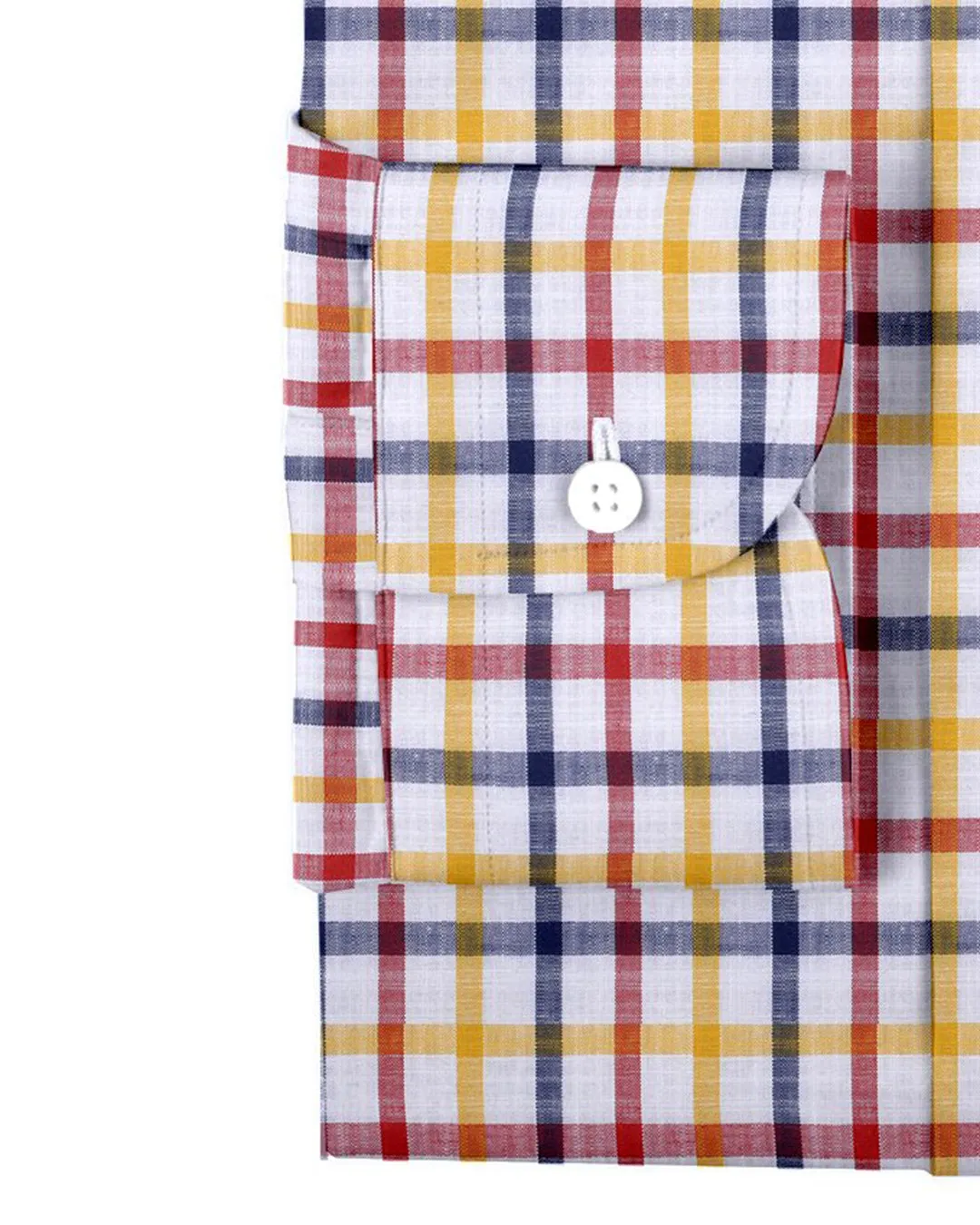 Checks: Red Navy Yellow Tattersall Chambray