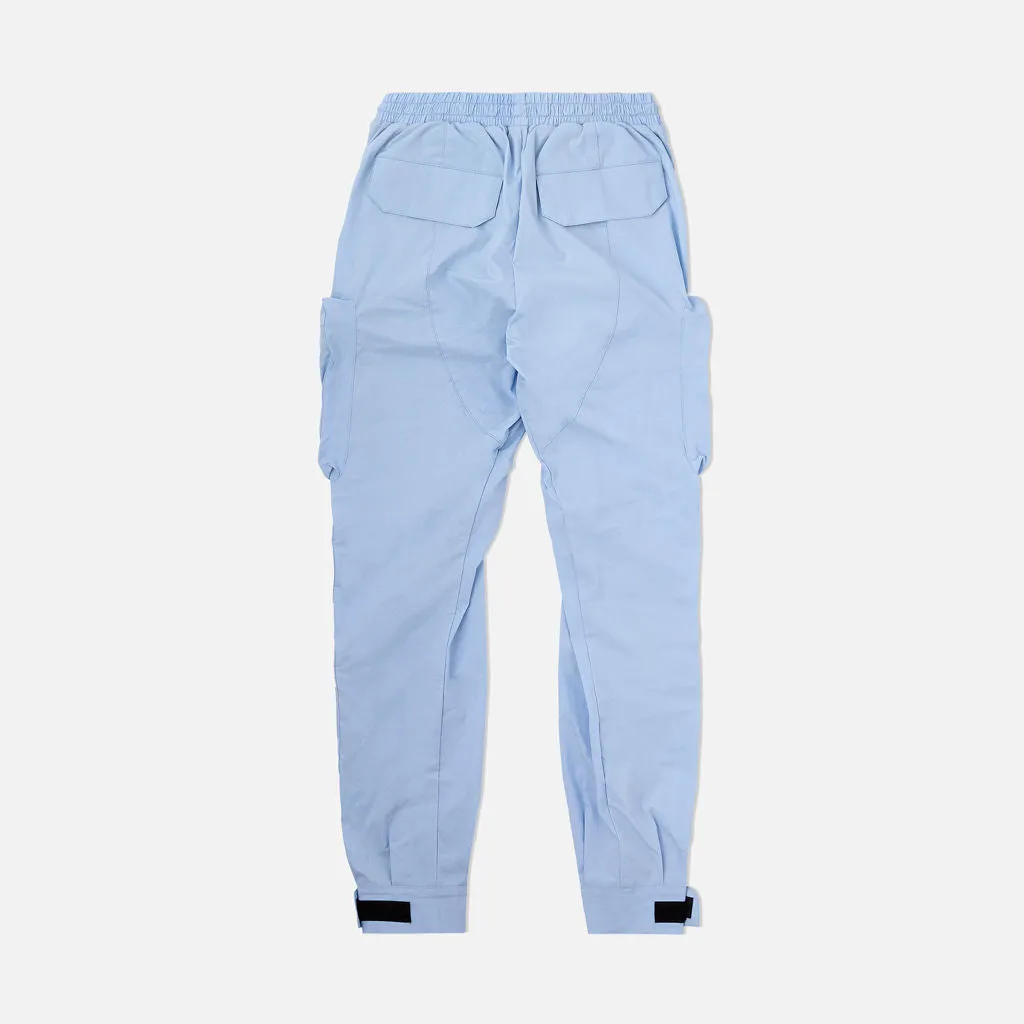 Combat Nylon Joggers Baby Blue