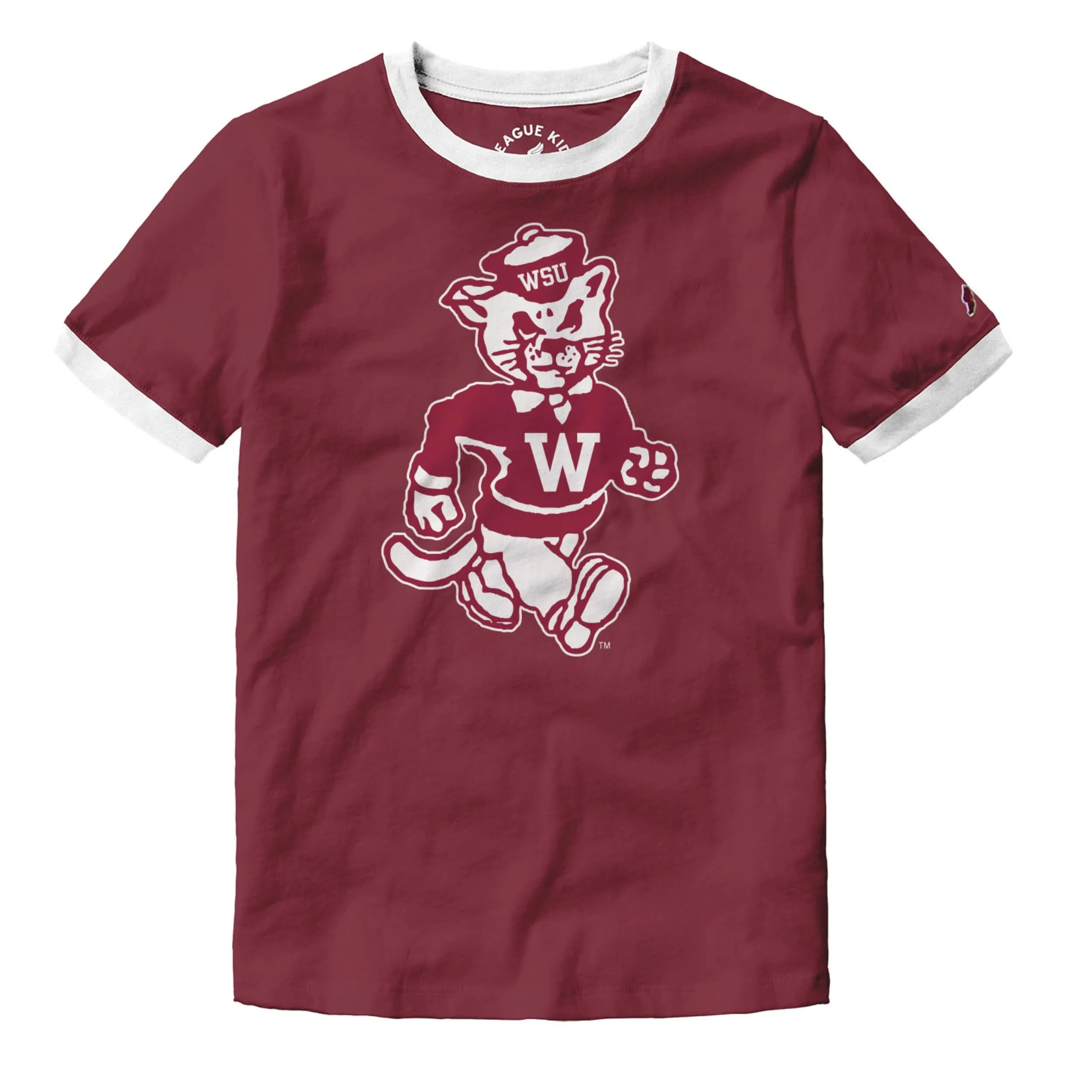 Crimson Camp Ringer Butch Youth Tee