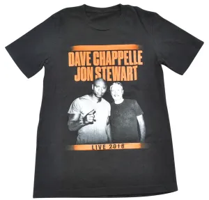 Dave Chappelle Jon Stewart 2018 Tour Soft Shirt Size Small