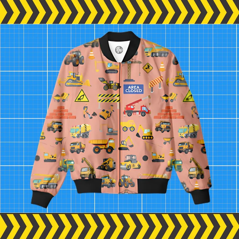 Dig It All Over Printed Bomber Jacket