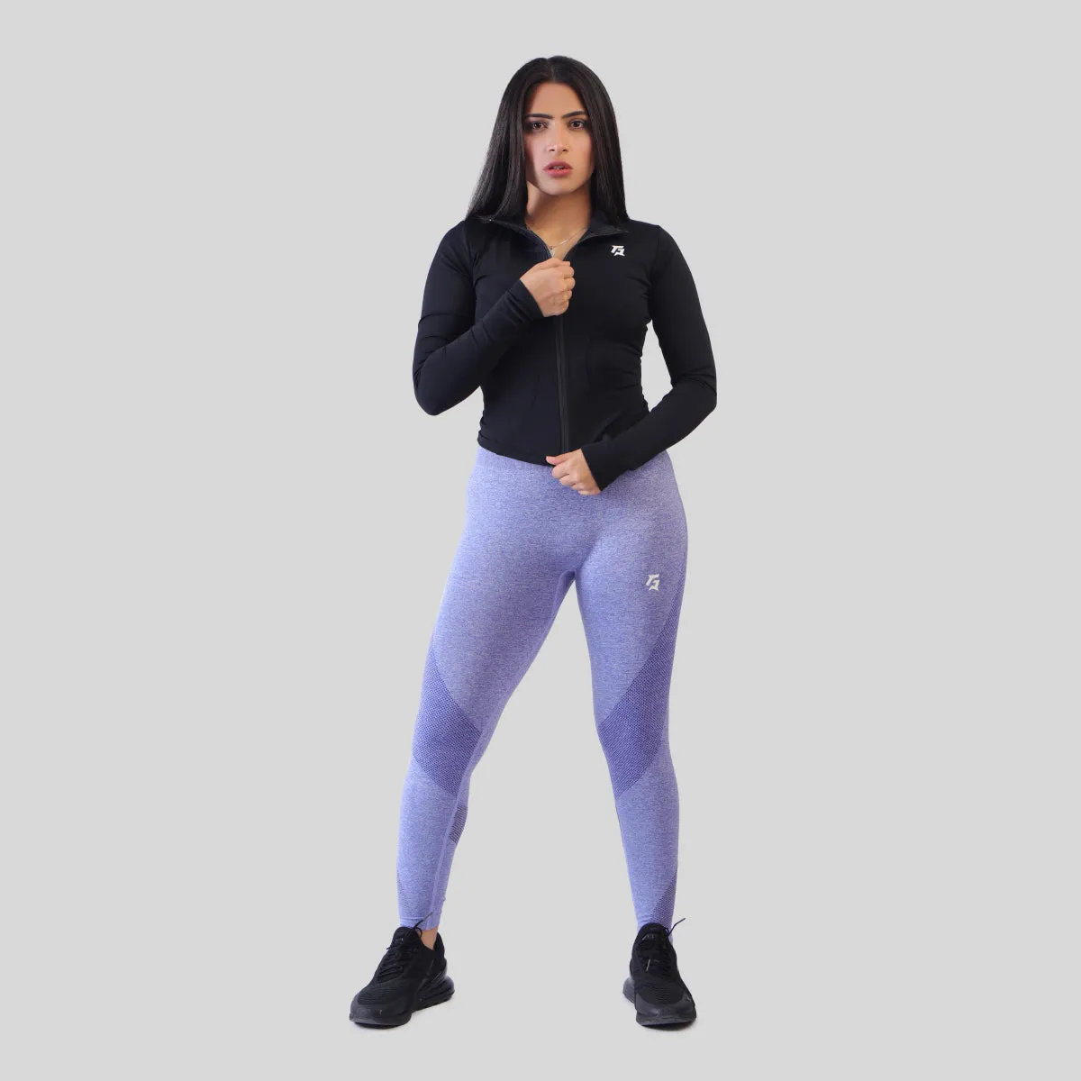 Edge Seamless Leggings (Blue)