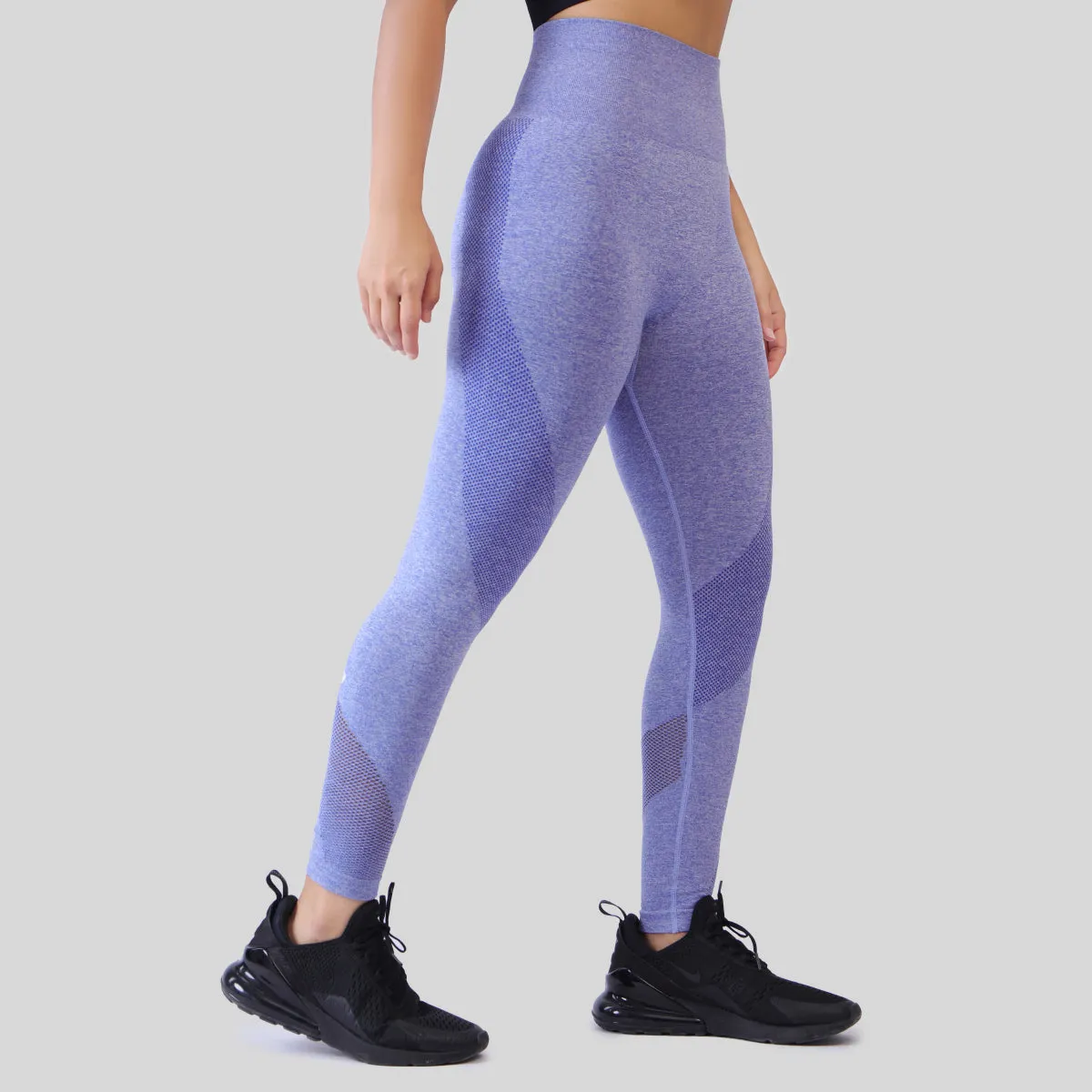 Edge Seamless Leggings (Blue)