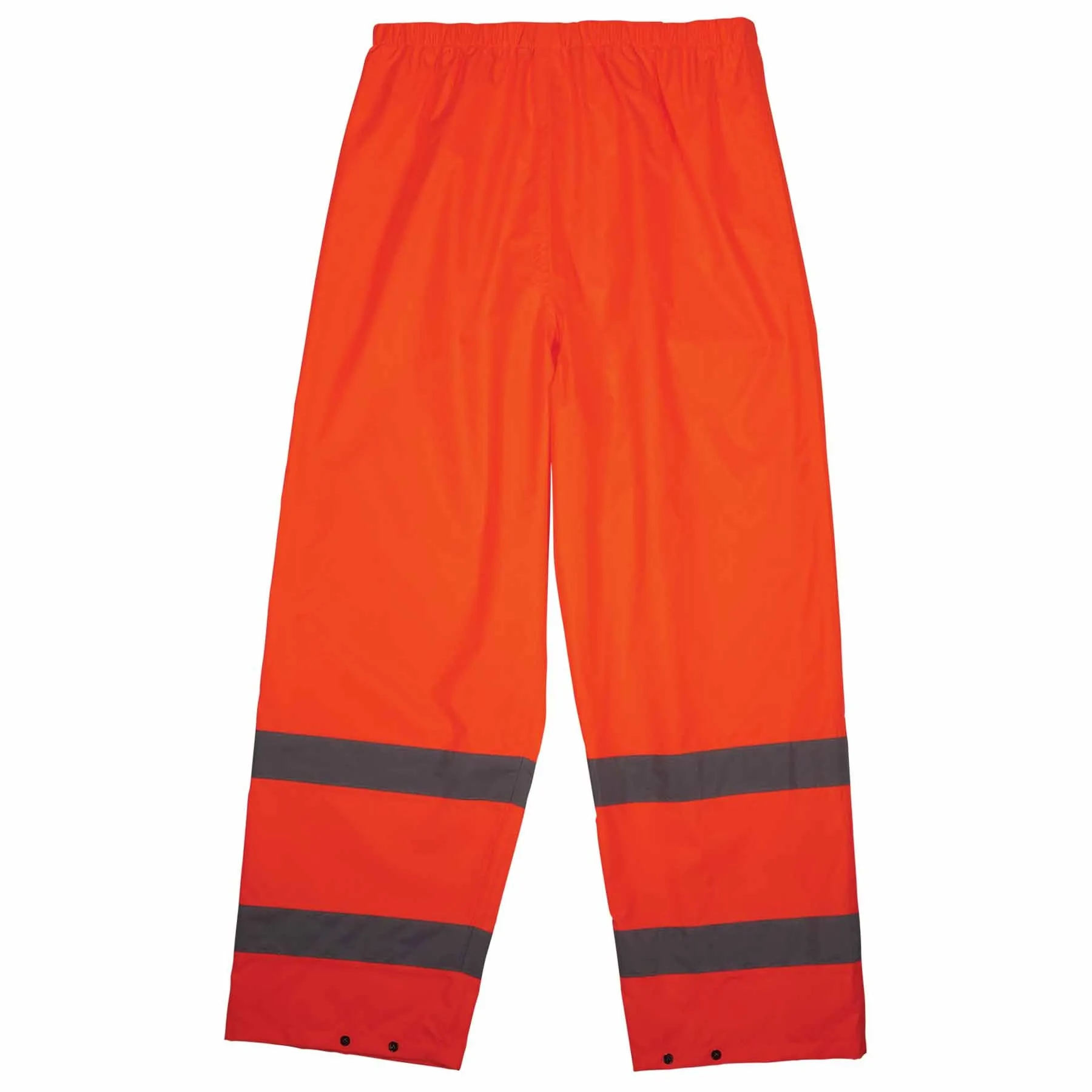 Ergodyne 25449 8916 5XL Orange Class E Lightweight Hi-Vis Rain Pants