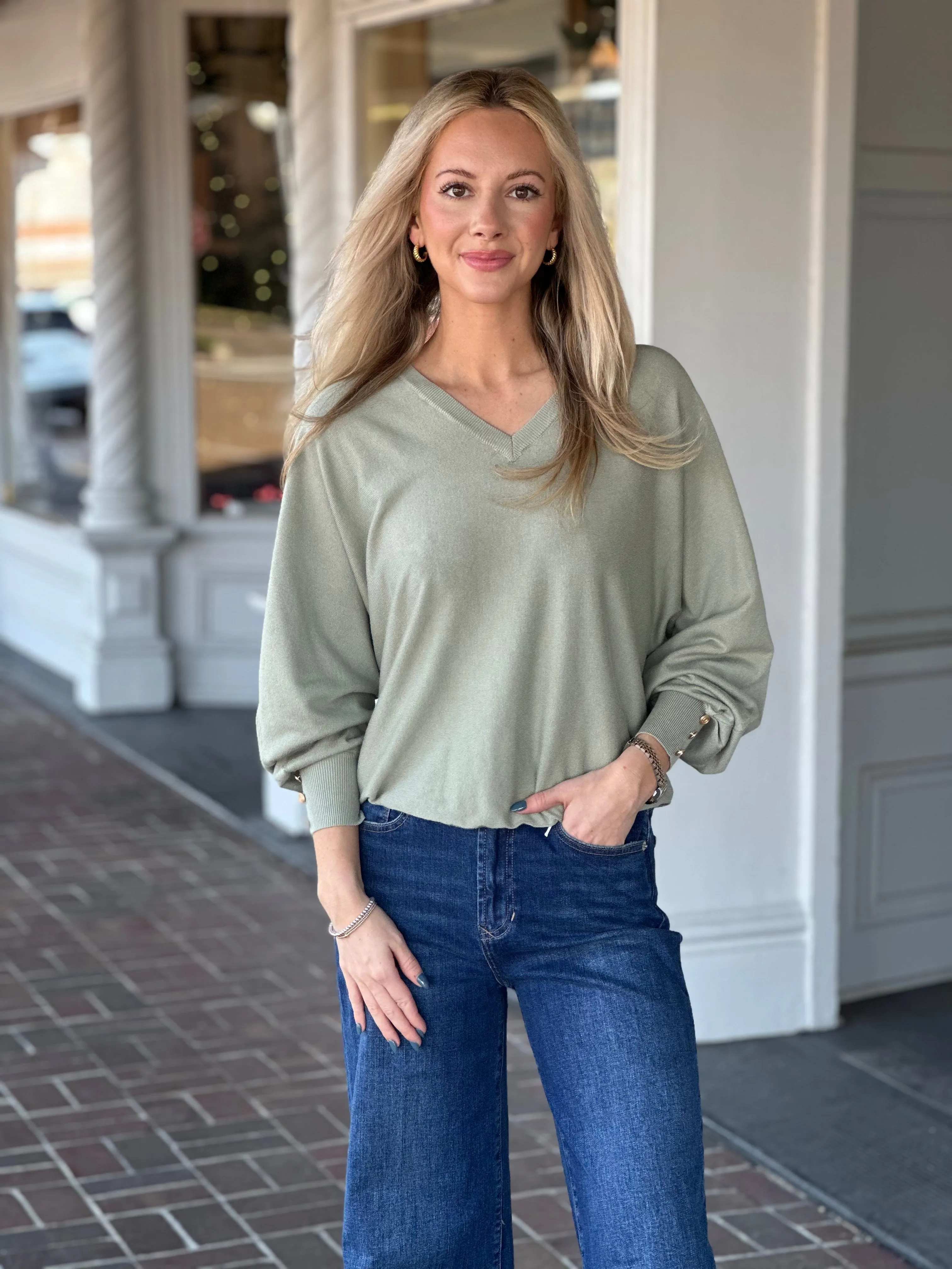 Esqualo Soft Jade Knit Sweater