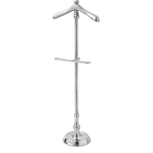 Fern Cottage Nickel Valet Stand 139cm