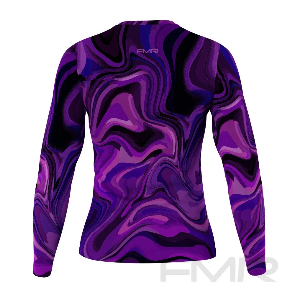 FMR Women's Purple Long Sleeve T-Shirt