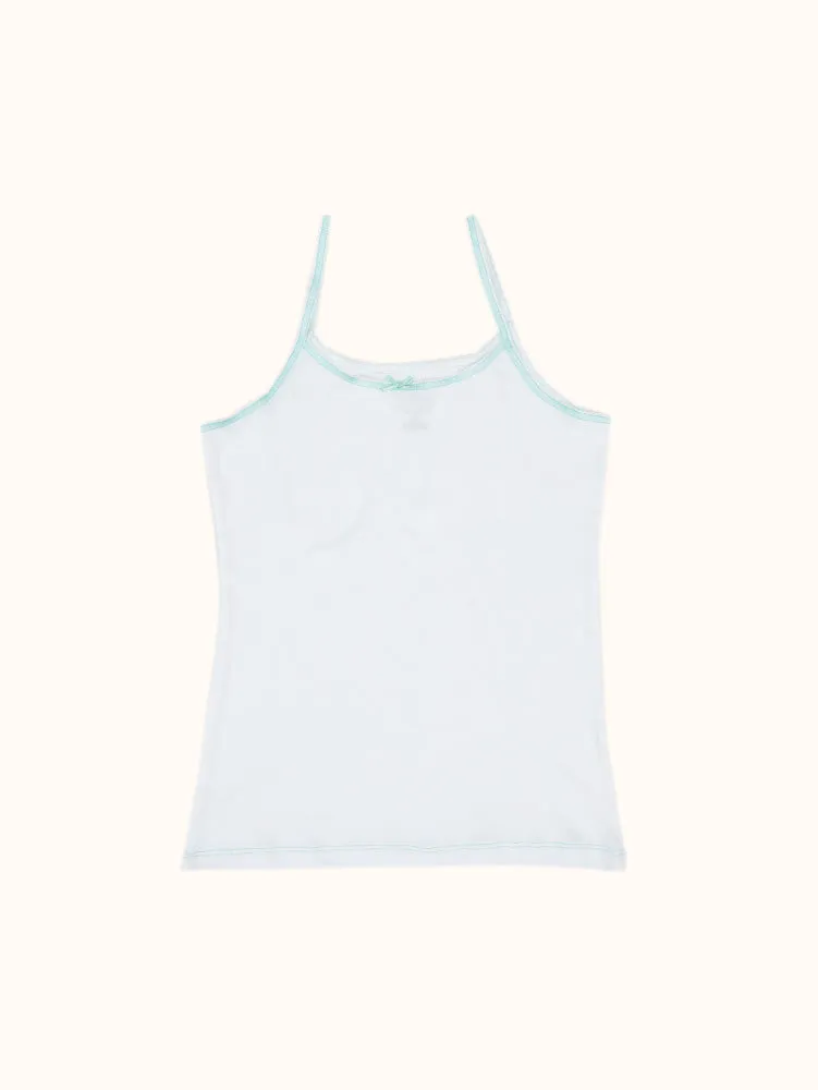 Girls' Cotton Camisole (3 Pack) - White