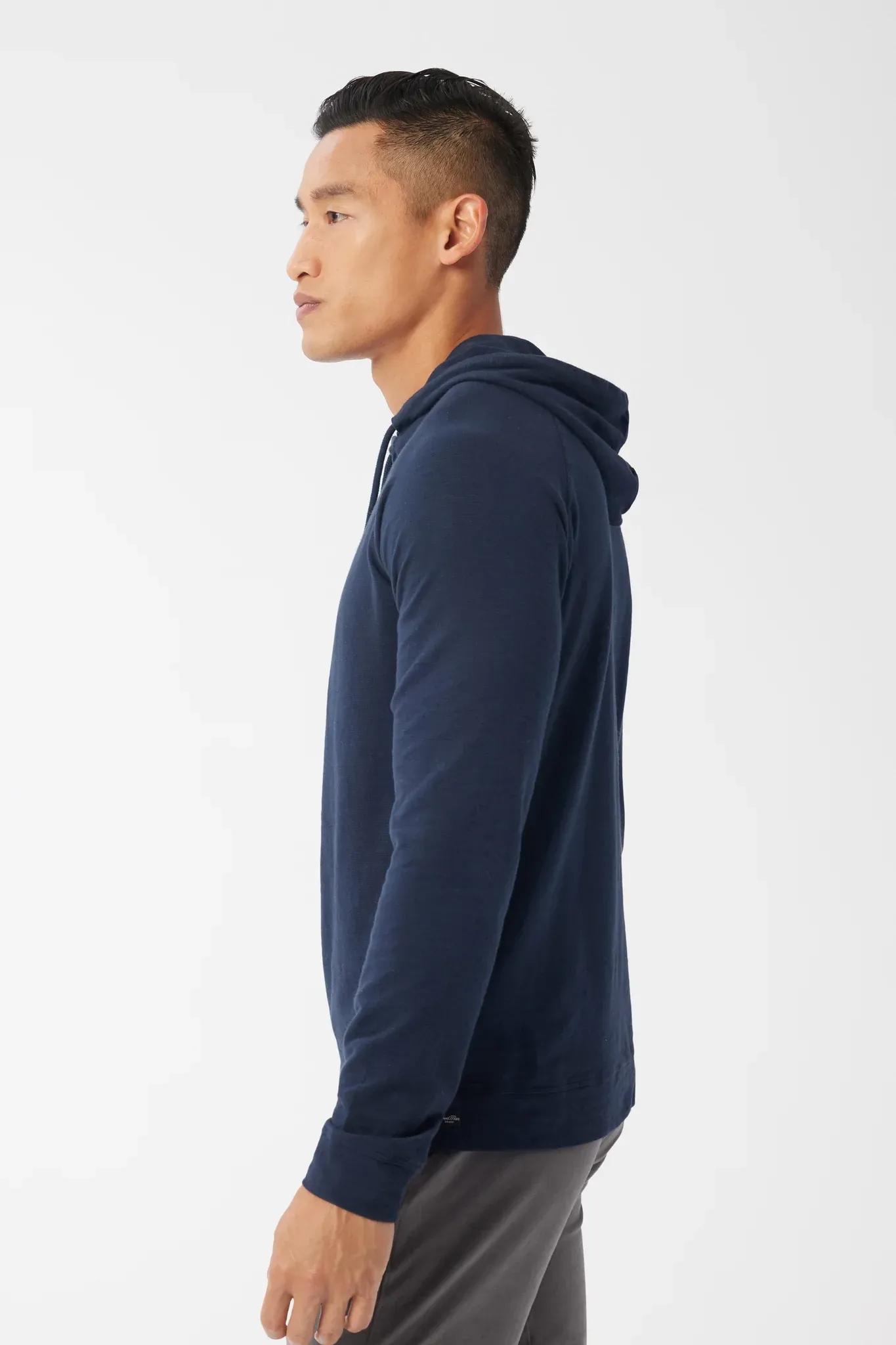 Good Man Brand LS Hoodie Soft Slub - Sky Captain