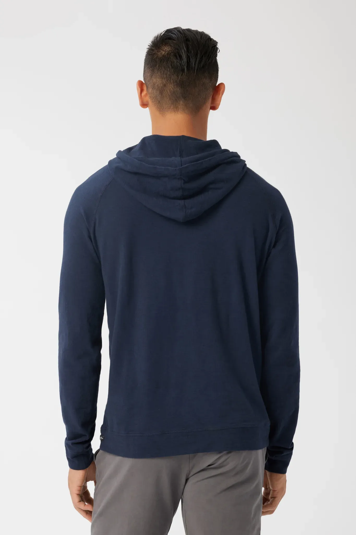 Good Man Brand LS Hoodie Soft Slub - Sky Captain