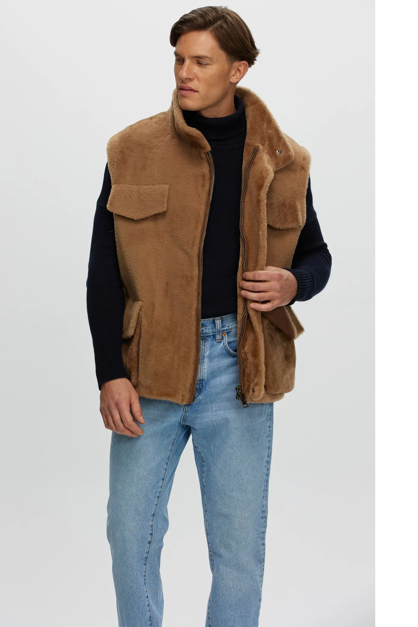 Men's Select Sheared Shearling Vest