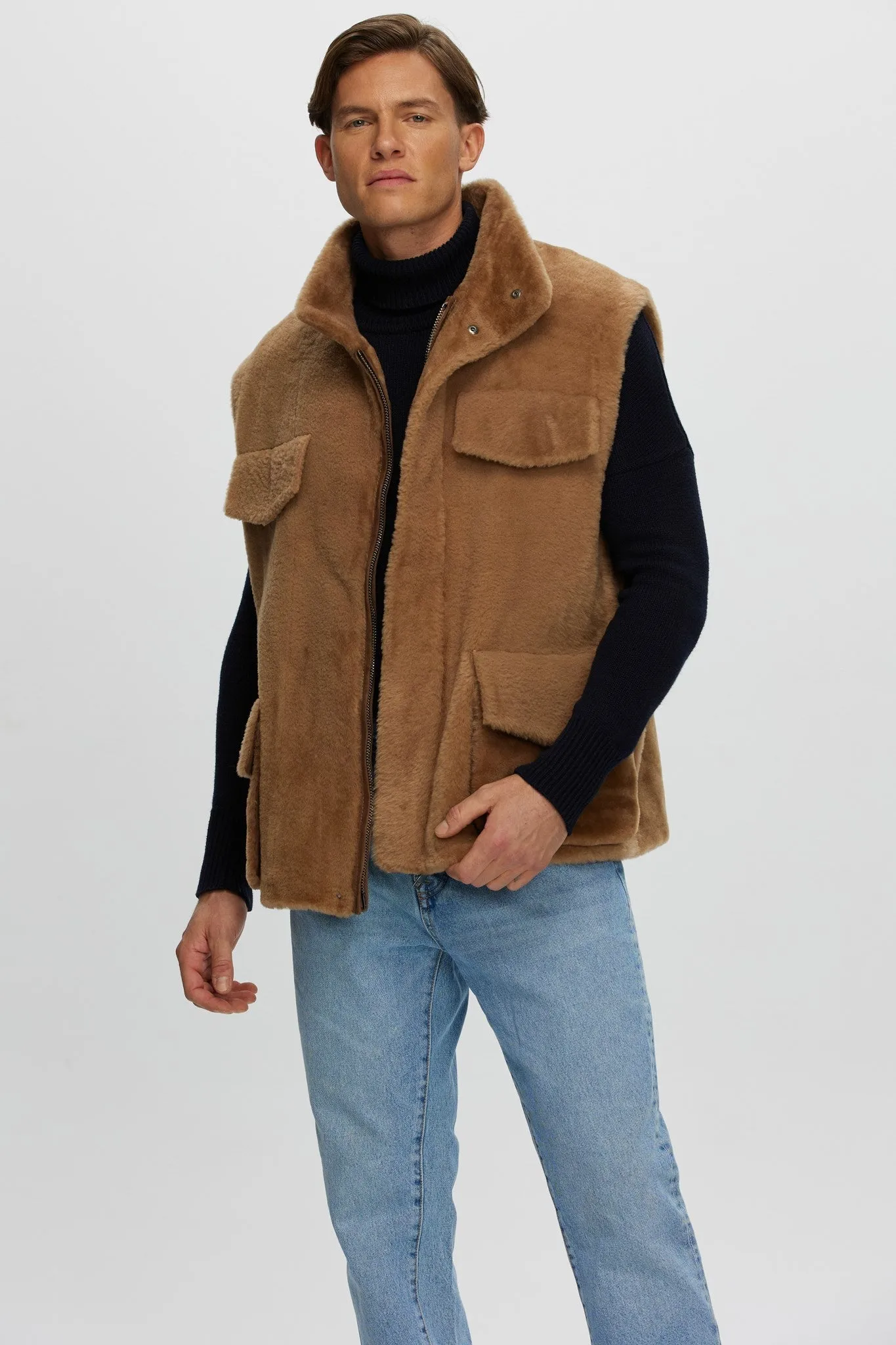 Men's Select Sheared Shearling Vest