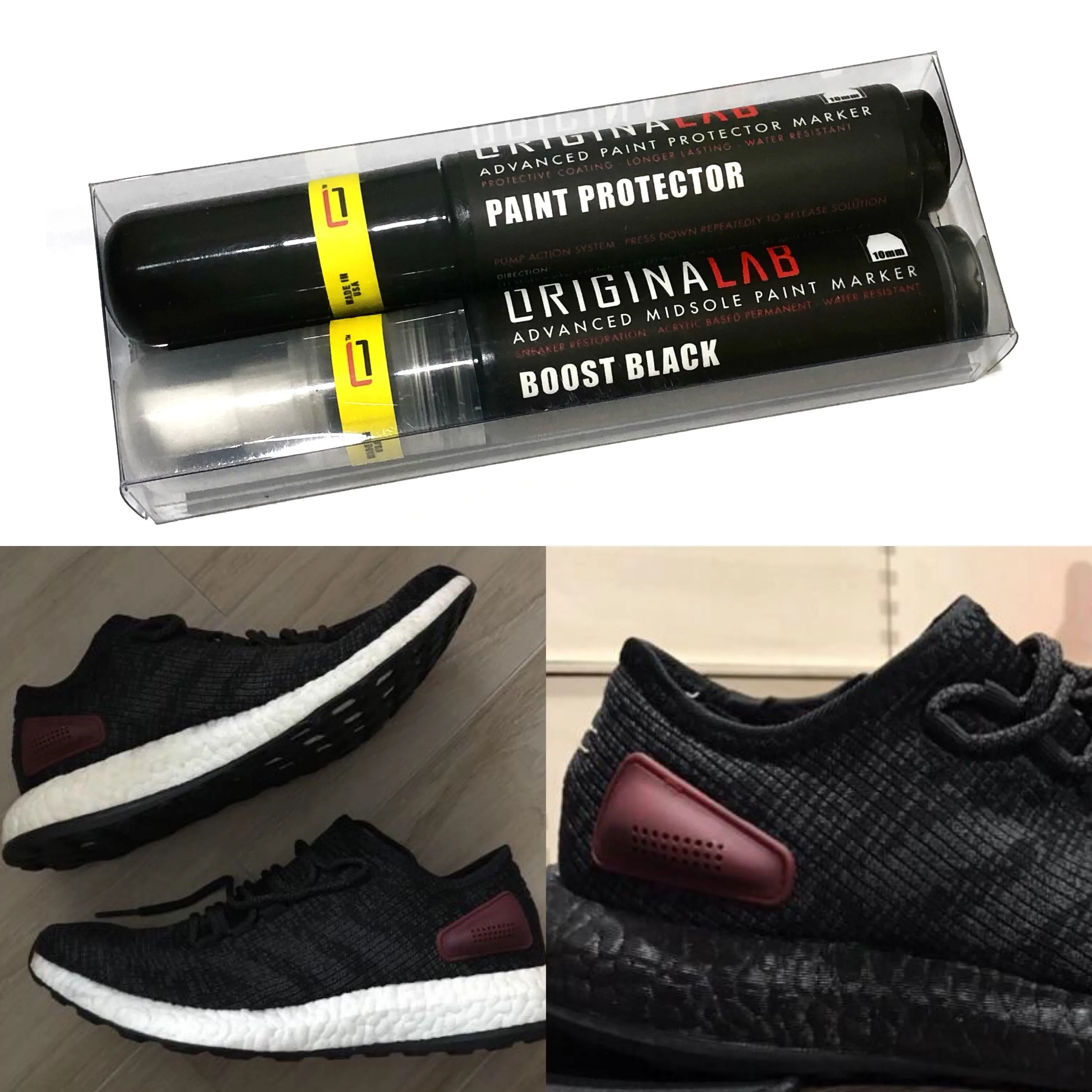 ORIGINALAB Midsole Marker Kit Boost Black   Paint Protector