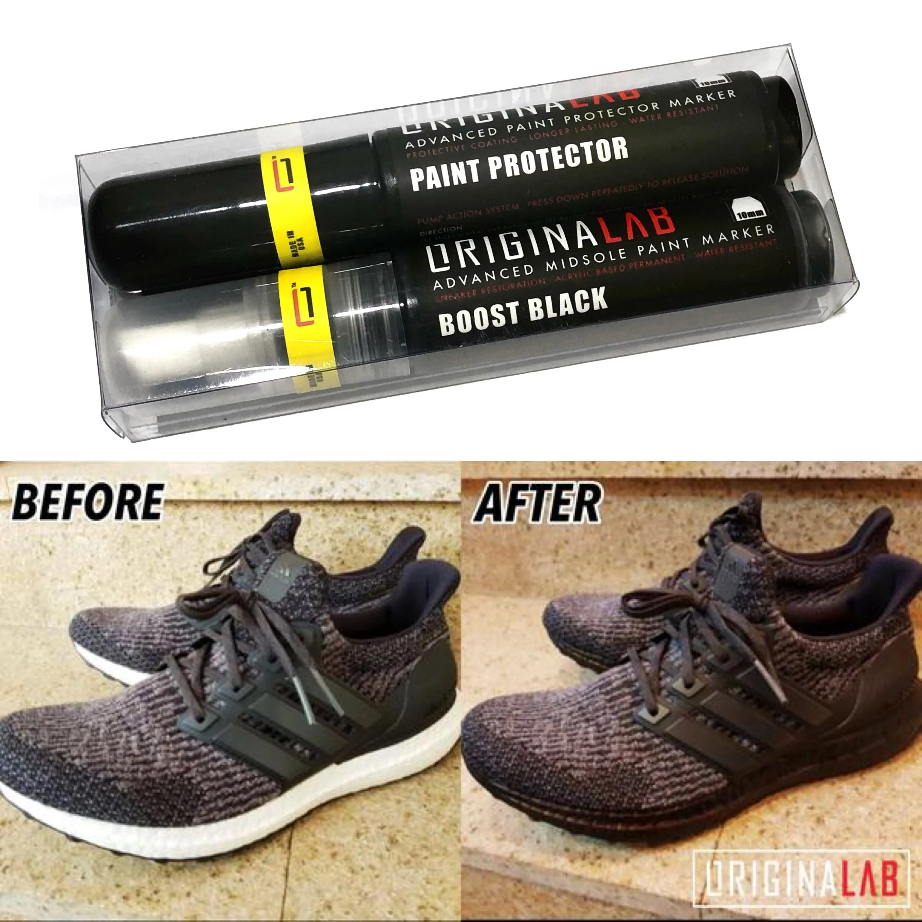 ORIGINALAB Midsole Marker Kit Boost Black   Paint Protector