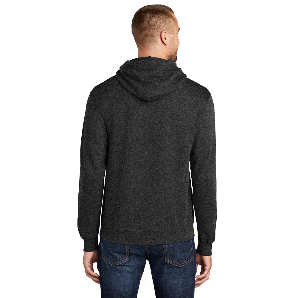 Port & Company® Core Fleece Pullover Hooded Sweatshirt - Black Heather