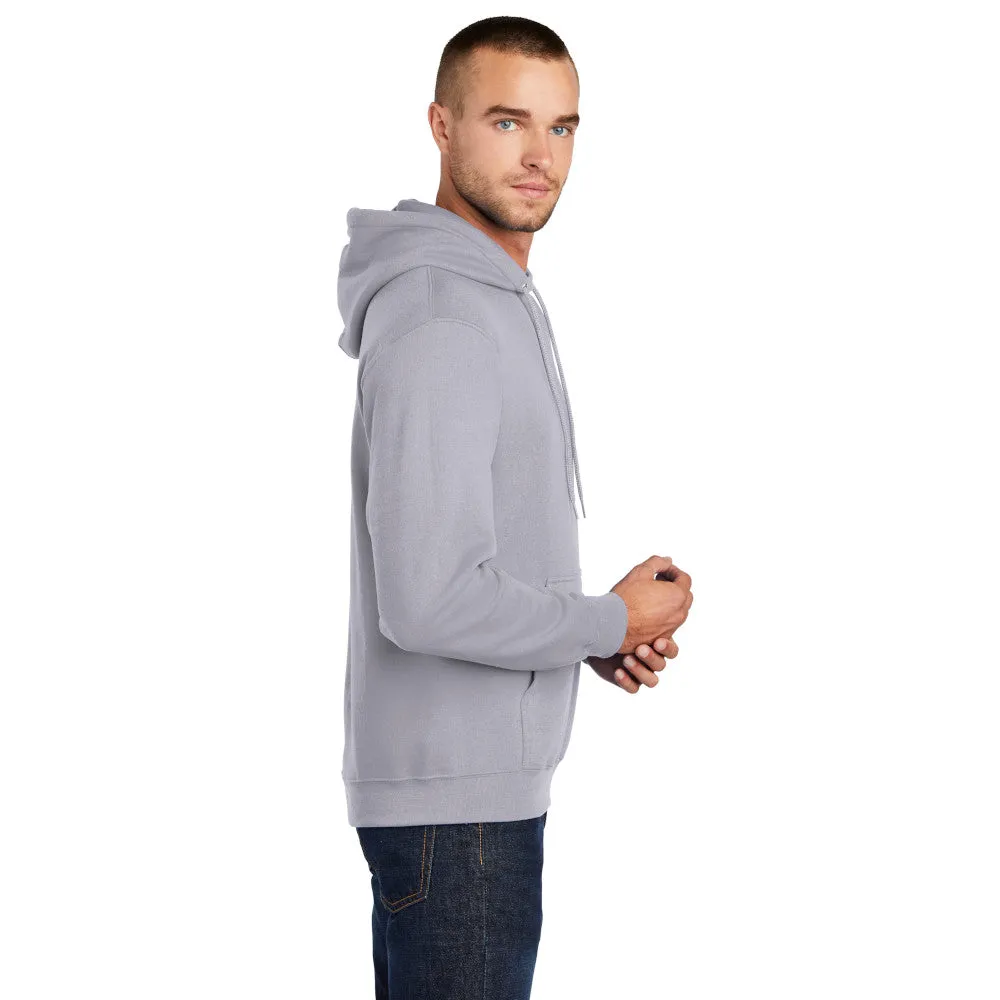 Port & Company® Core Fleece Pullover Hooded Sweatshirt - Silver