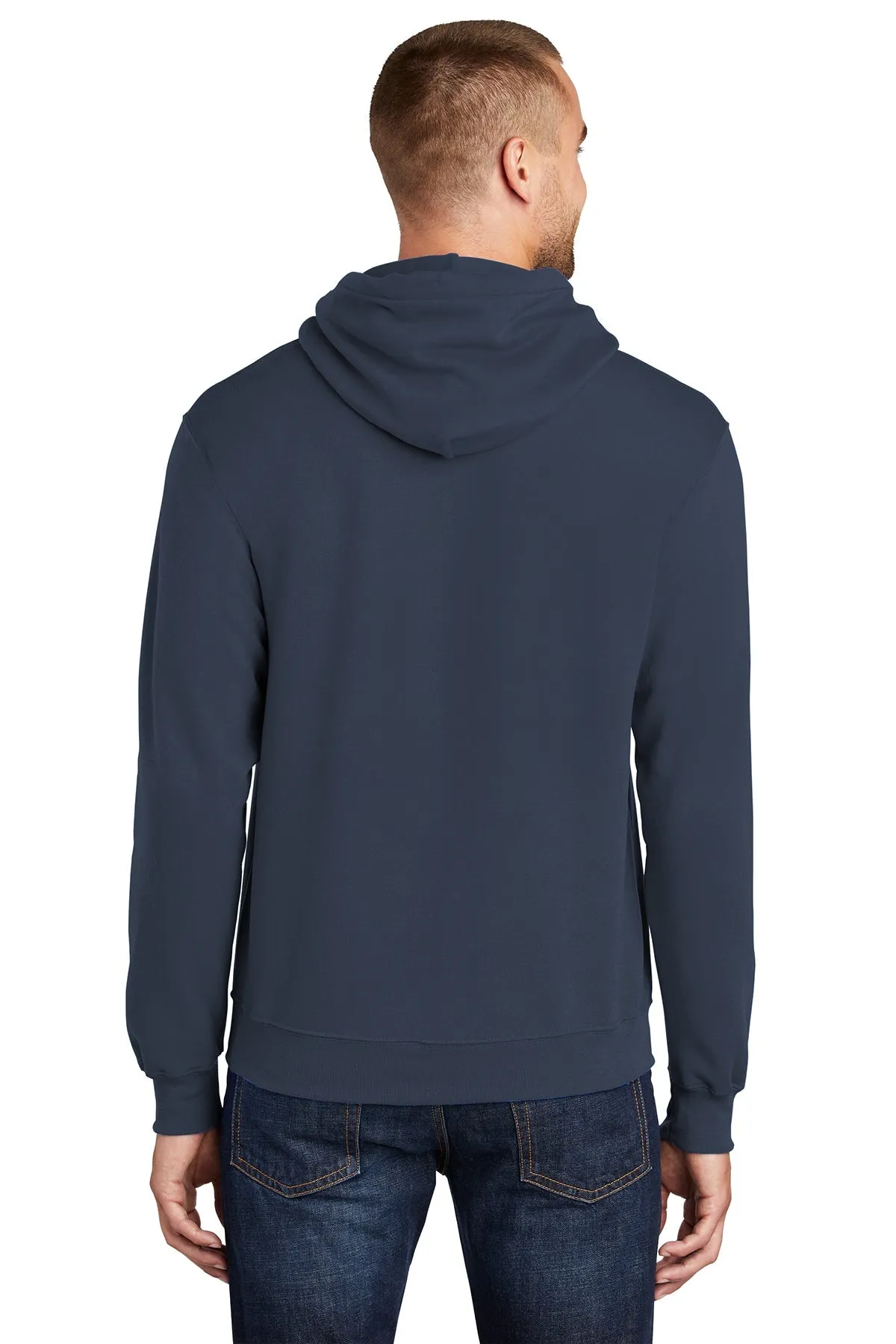 Port & Company Tall Core Fleece Customized Hoodies, Navy