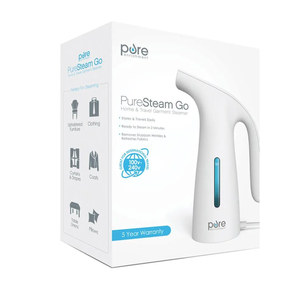 PureSteam™ Go – Home & Travel Garment Steamer