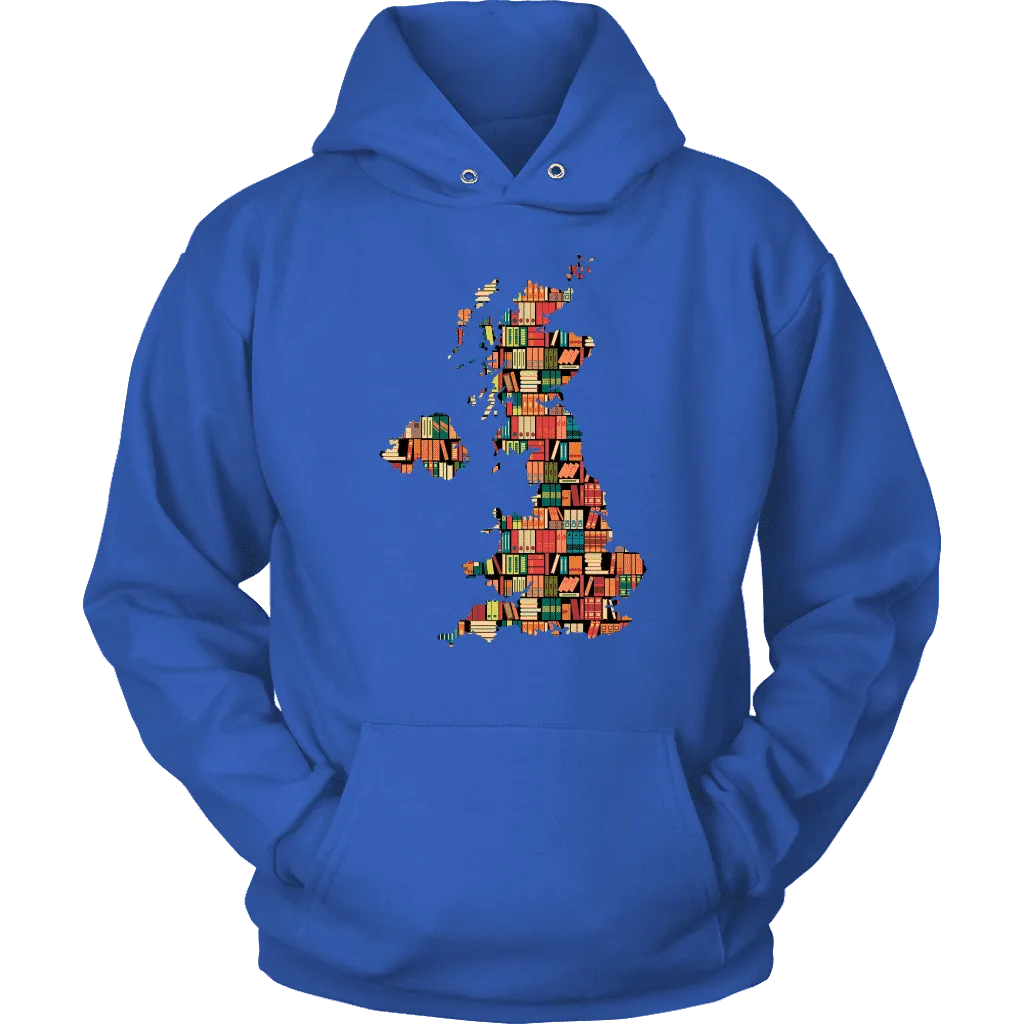 "UK Bookish Map" Hoodie