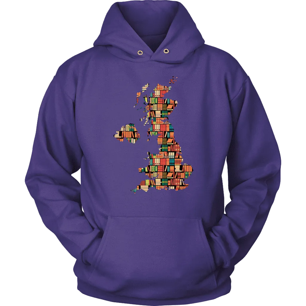 "UK Bookish Map" Hoodie