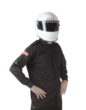 RaceQuip Single Layer Fire Suit Jacket - Black - 3XL - 111008