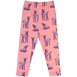 Småfolk Bridal Rose Leggings for Kids with Deer