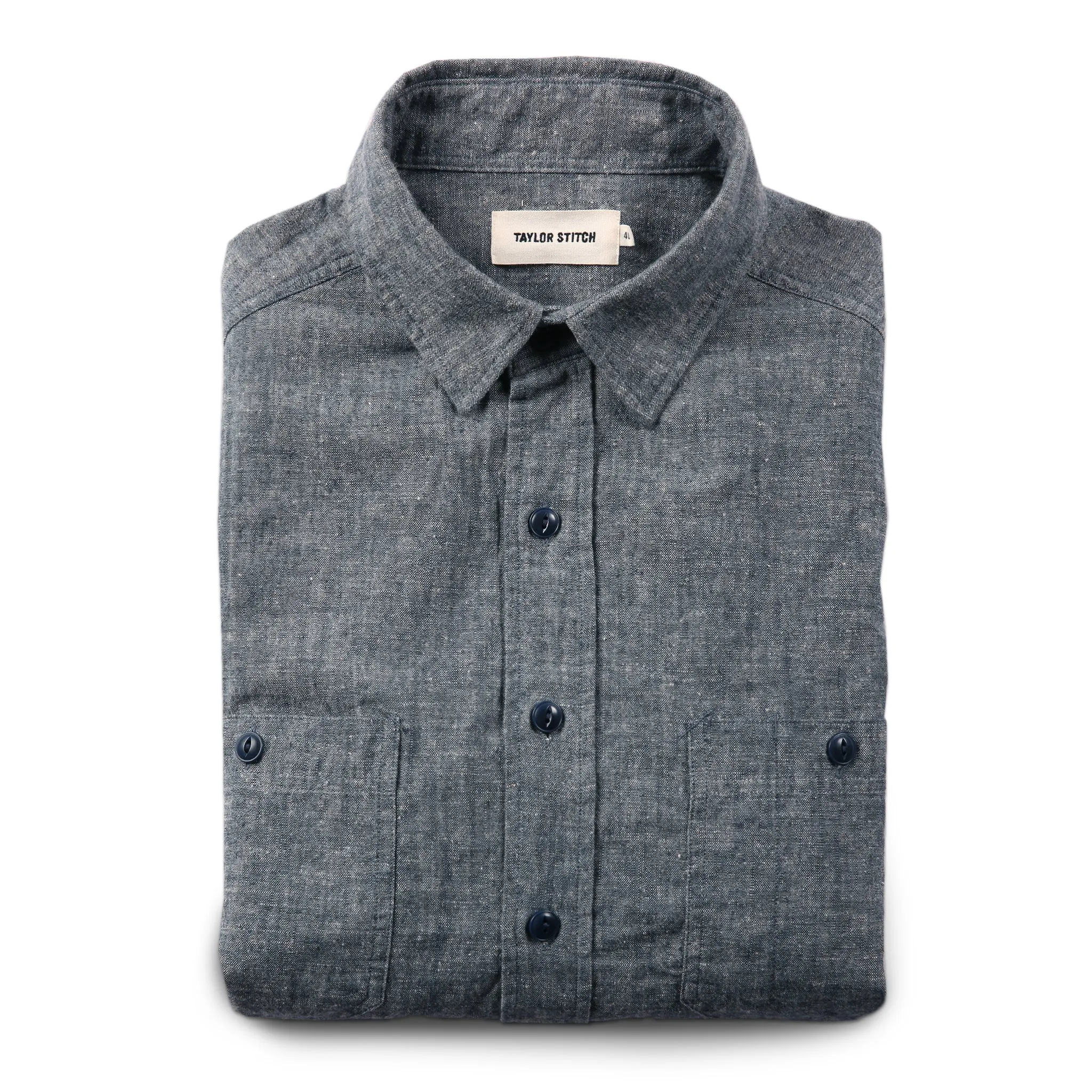 The California in Blue Hemp Chambray