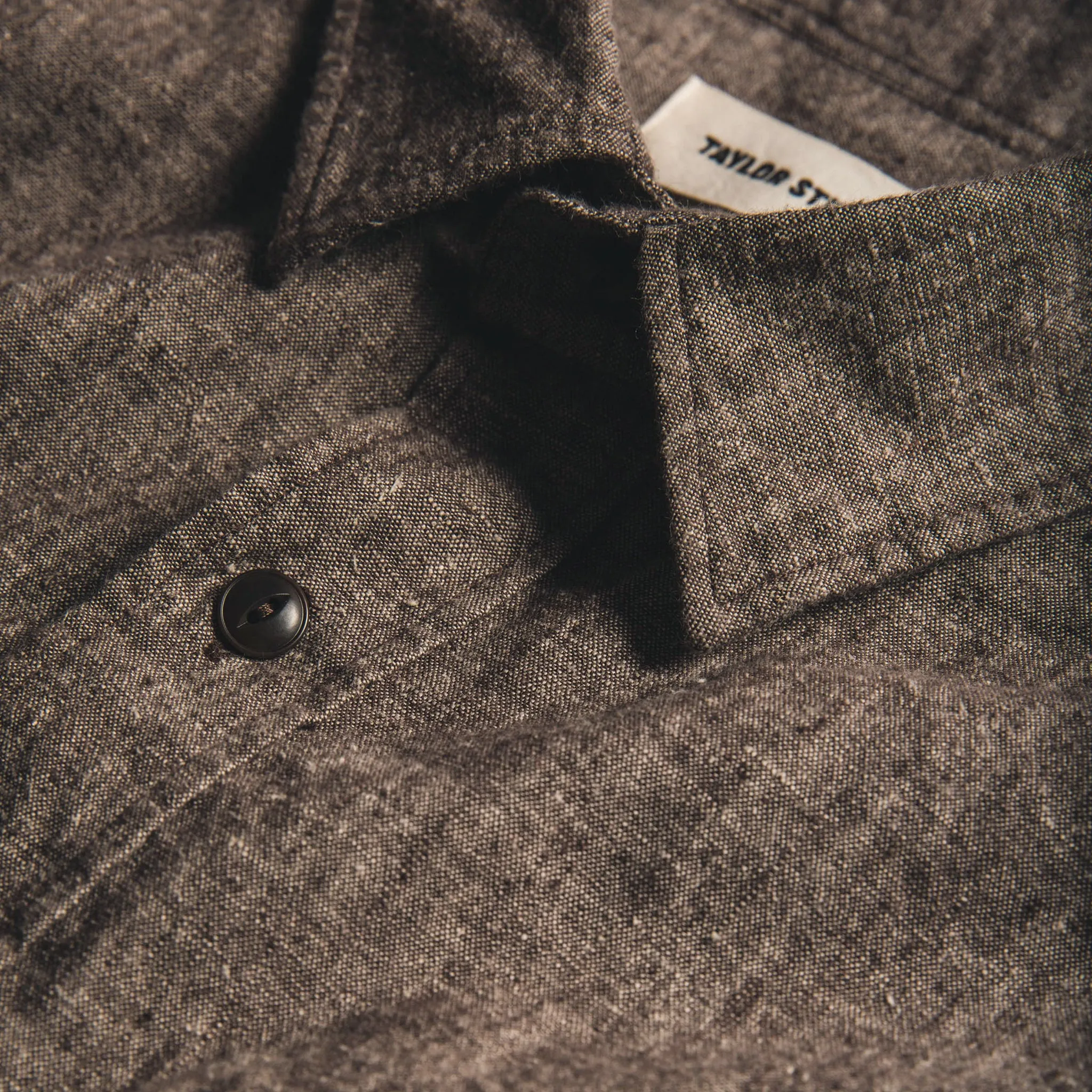 The California in Brown Hemp Chambray