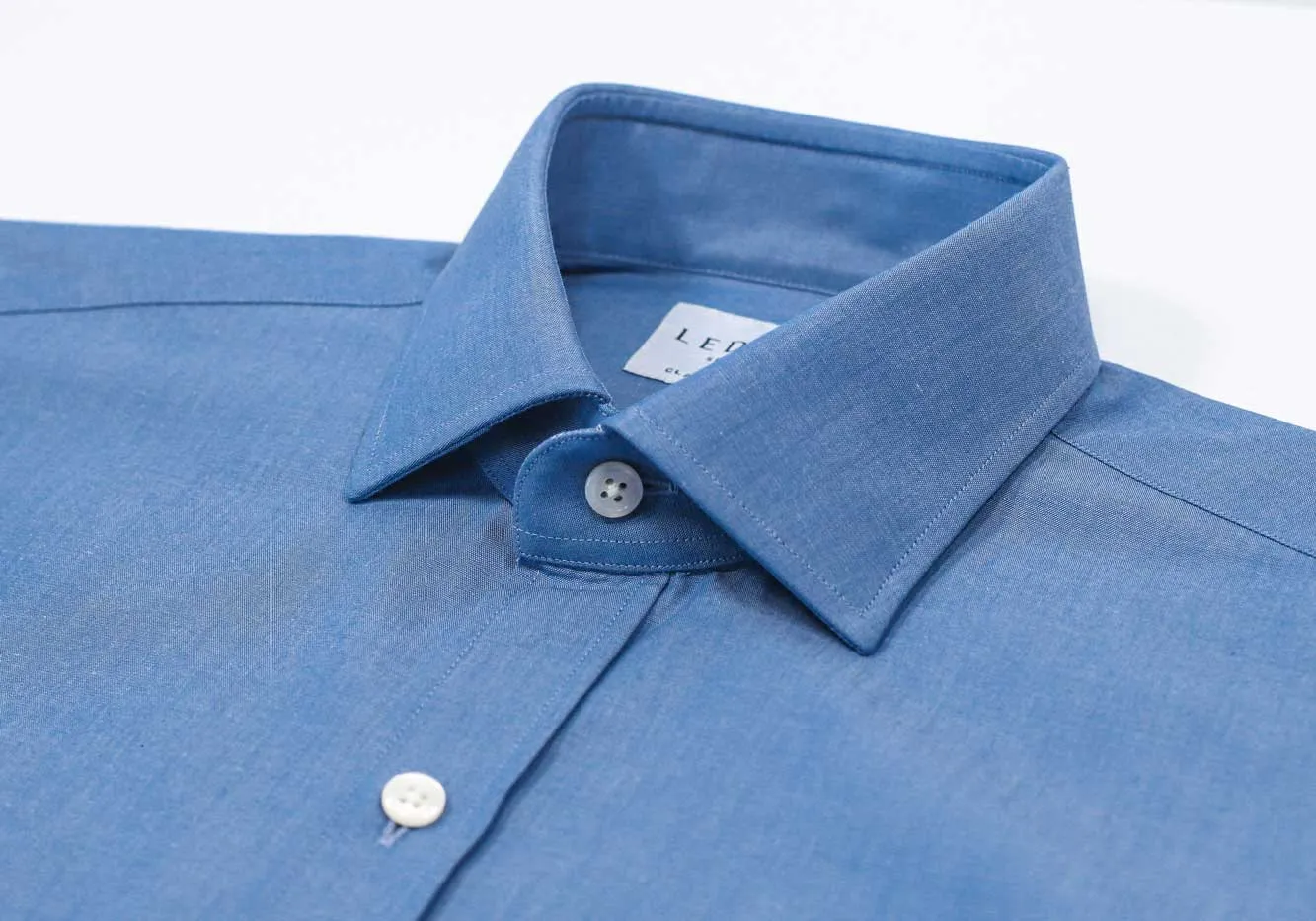 The Dusk Blue Saunders Denim Dress Shirt