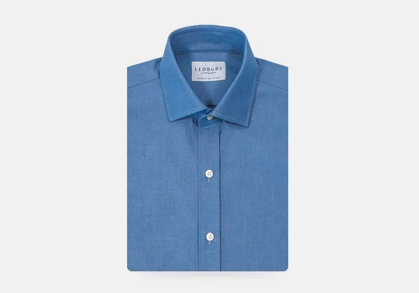 The Dusk Blue Saunders Denim Dress Shirt