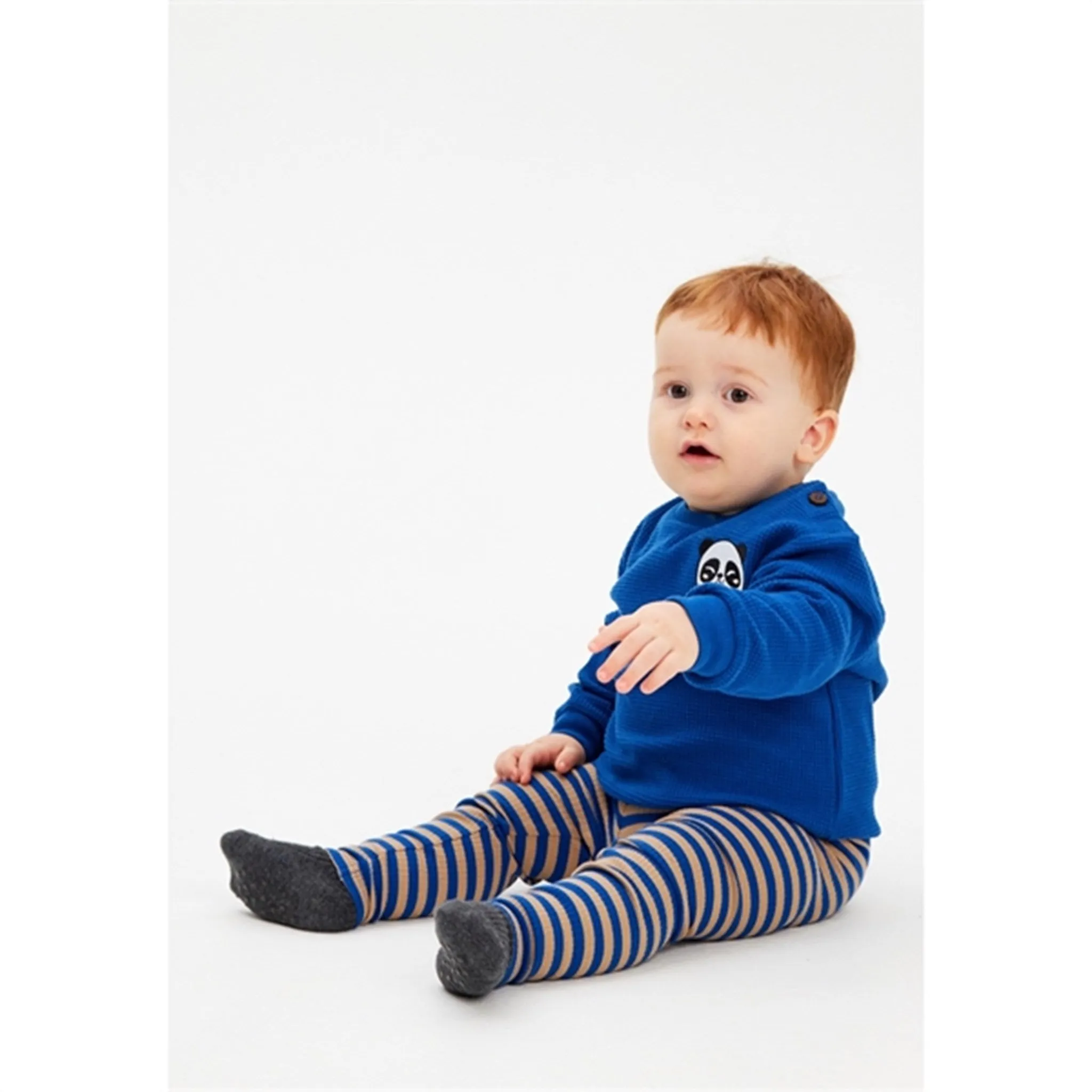 THE NEW Siblings Monaco Blue Finn Rib Leggings