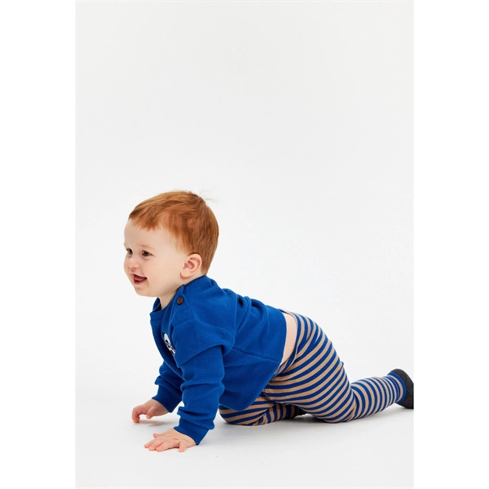 THE NEW Siblings Monaco Blue Finn Rib Leggings