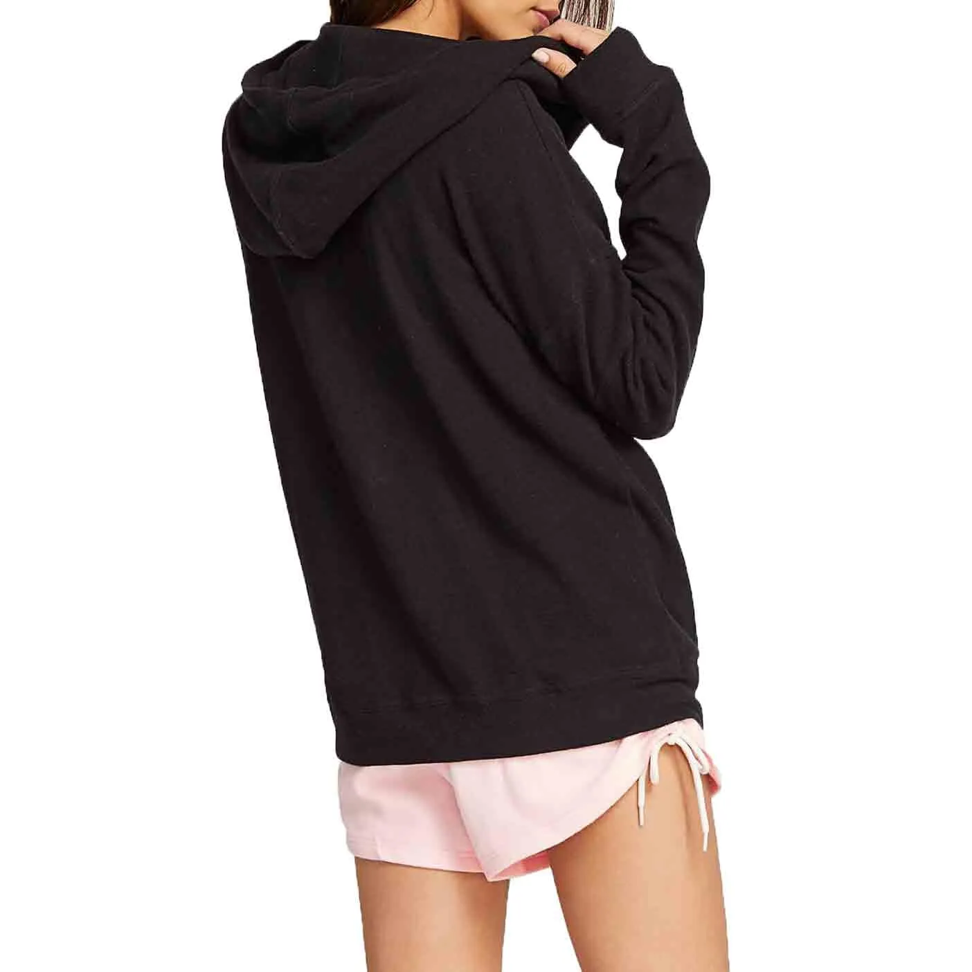 Volcom Women's Lil Zip Hoodie - Black