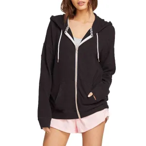 Volcom Women's Lil Zip Hoodie - Black