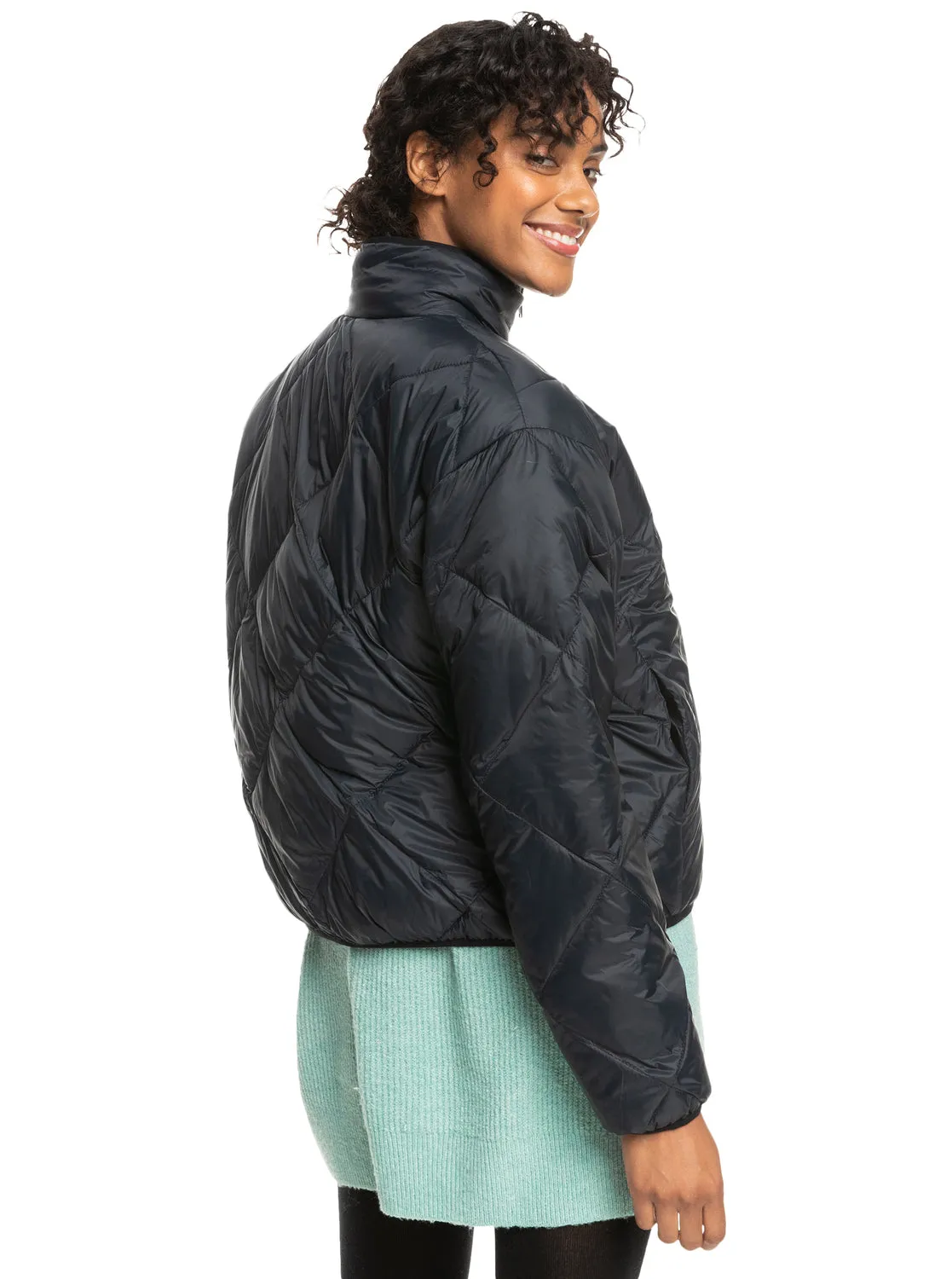 Wind Swept Lightweight Padded Packable Jacket - Anthracite